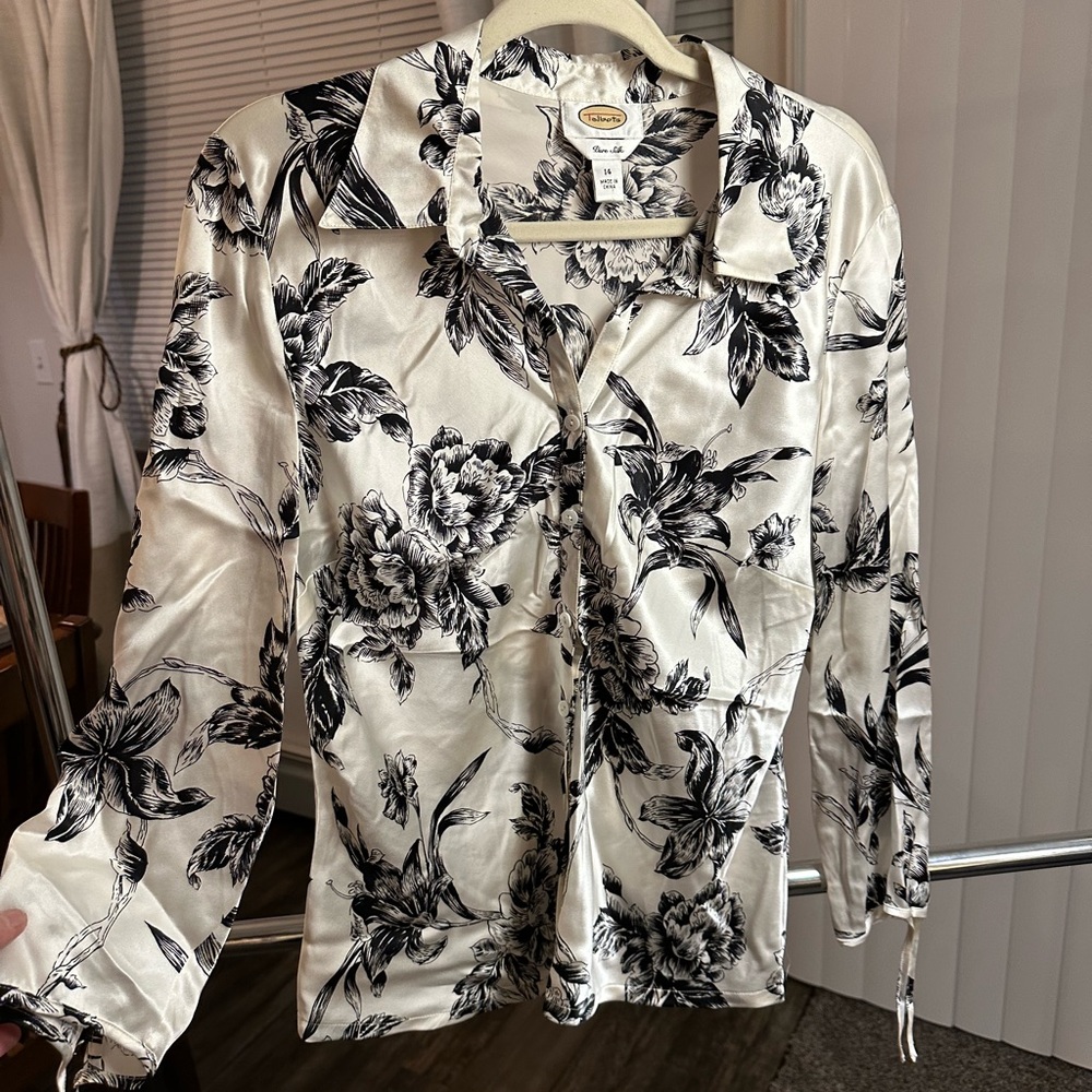 Silk dress shirt from Talbots